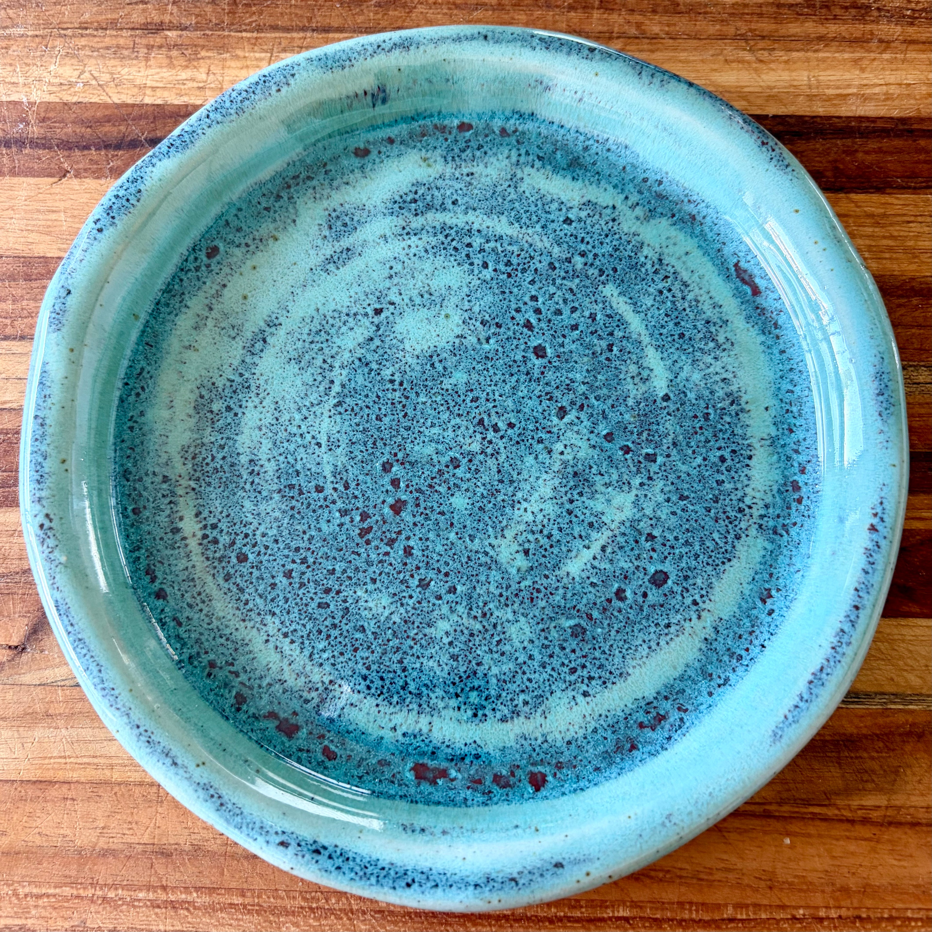 Aqua Lakeshore 6” Plate #006