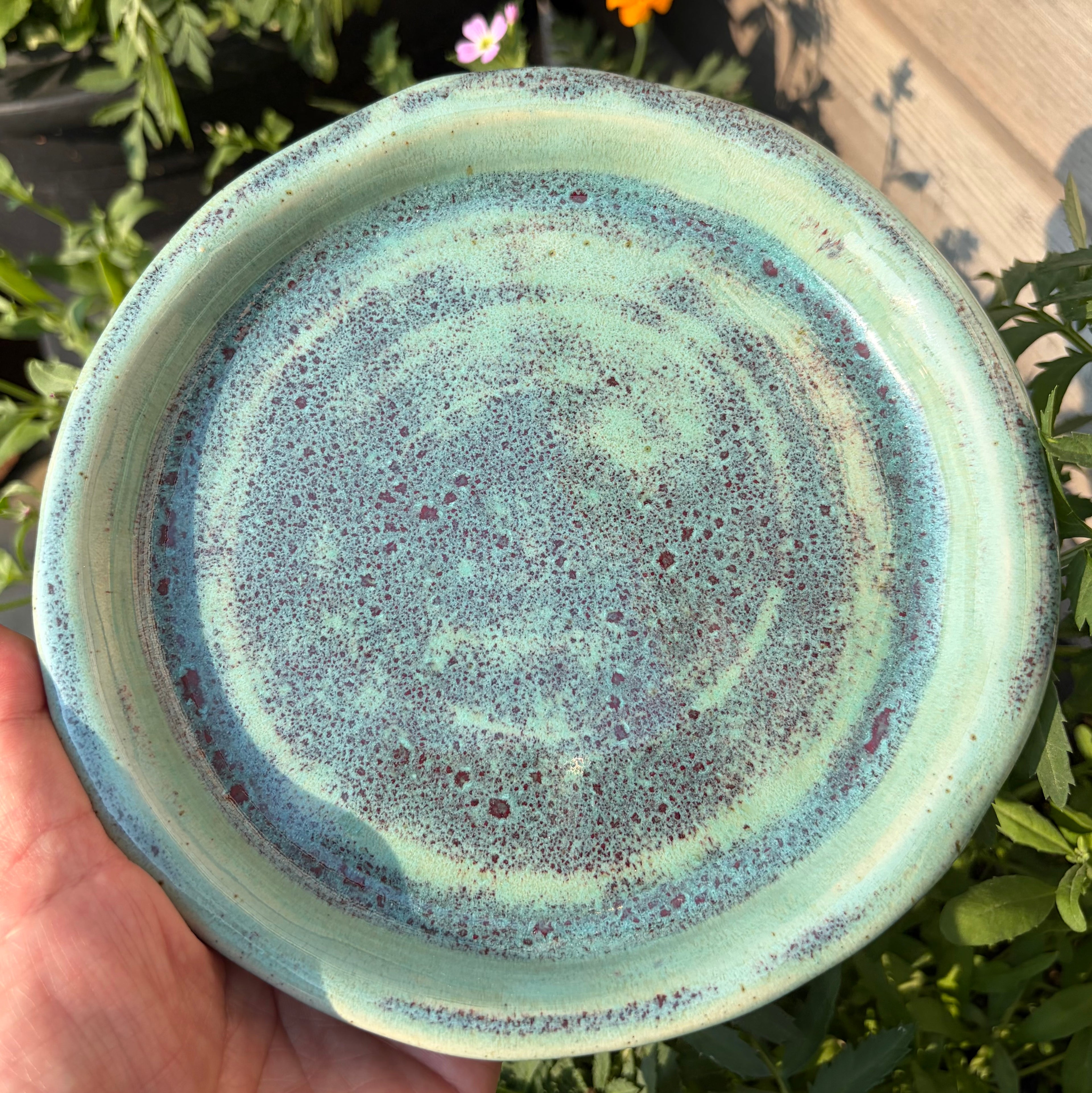 Aqua Lakeshore 6” Plate #006