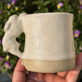 Speckled Cream Rabbit Mug